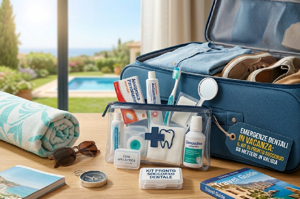 Emergenze dentali in vacanza: il kit di pronto soccorso da mettere in valigia